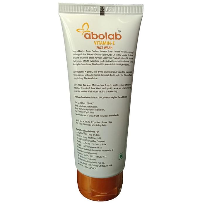 Abolab Vitamin E Face Wash