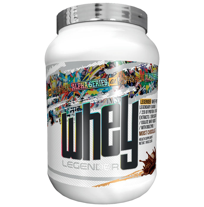 Absolute Nutrition Legender Whey Protein Powder Moist Chocolate - Classic Derma