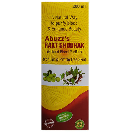 Abuzz's Rakt Shodhak Syrup Mix Fruit Sugar Free - Classic Derma