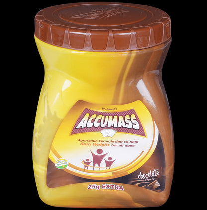 Accumass Combo of Accumass Weight Gain Granules 525gm & Capsule 60 - Classic Derma