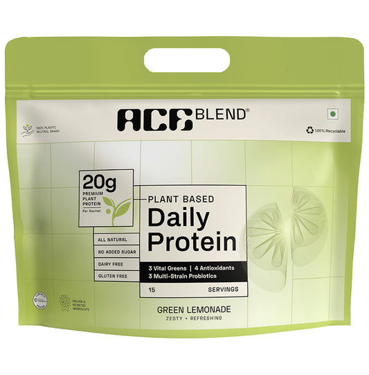 Ace Blend Plant Based Daily Protein Green Lemonade - Classic Derma