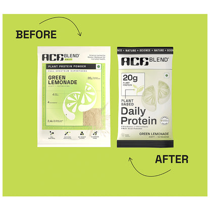 Ace Blend Plant Based Daily Protein Green Lemonade
