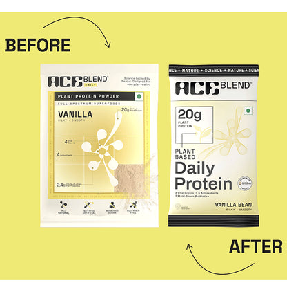 Ace Blend Plant Based Daily Protein Vanilla Bean