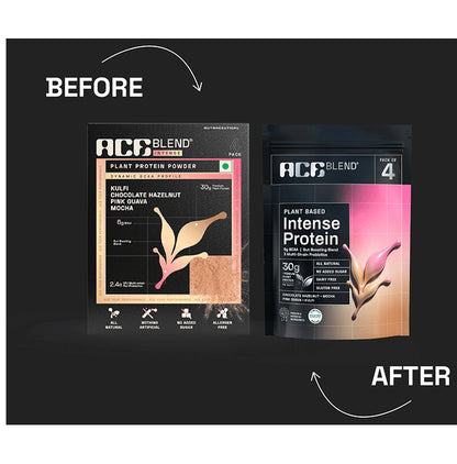 Ace Blend Plant Intense Protein Powder with BCAA Assorted