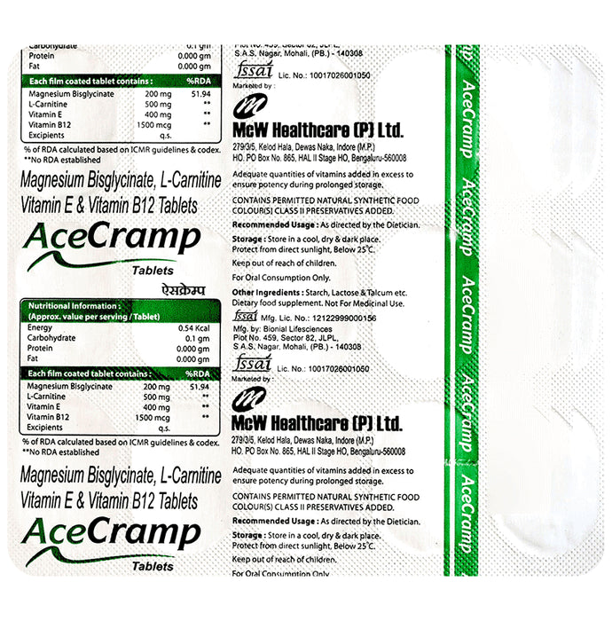 Acecramp Tablet