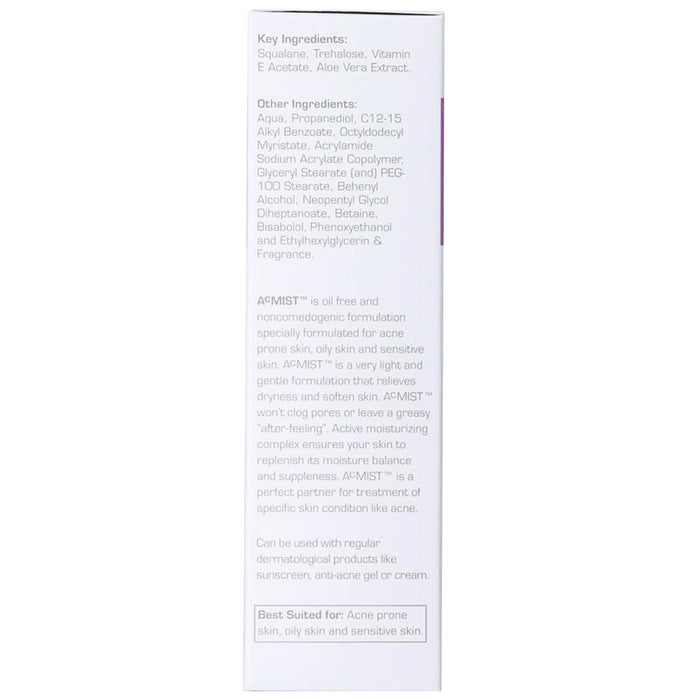 Acmist Moisturising Gel with Squalane, Vitamin E & Aloe Vera | Non-Comedogenic | Derma Care | For Acne Prone & Oily Skin