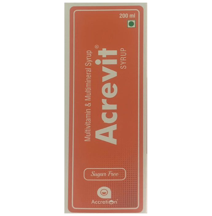 Acrevit Syrup Sugar Free - Classic Derma