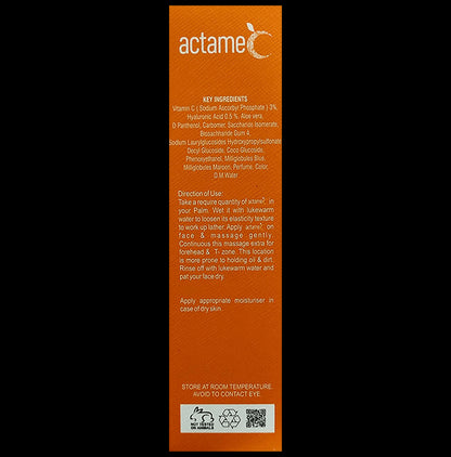 Actame C Face Wash with Vitamin C & Hyaluronic Acid