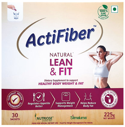 ActiFiber Natural Lean & Fit Sachet (7.5gm Each) Sachet - Classic Derma