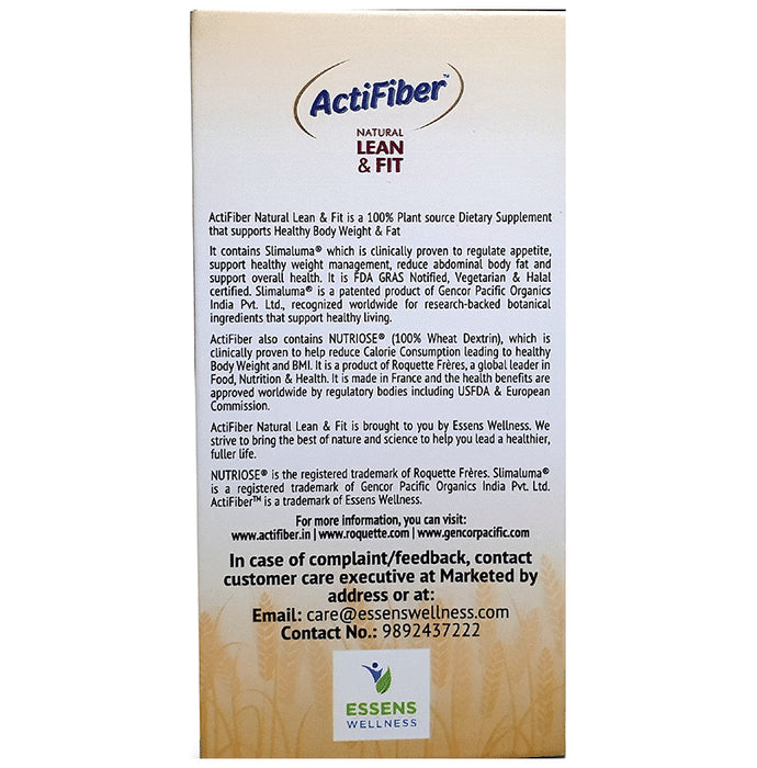 ActiFiber Natural Lean & Fit Sachet (7.5gm Each) Sachet