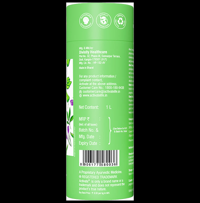 Activate Aloevera Juice with Kesar & Green Tea