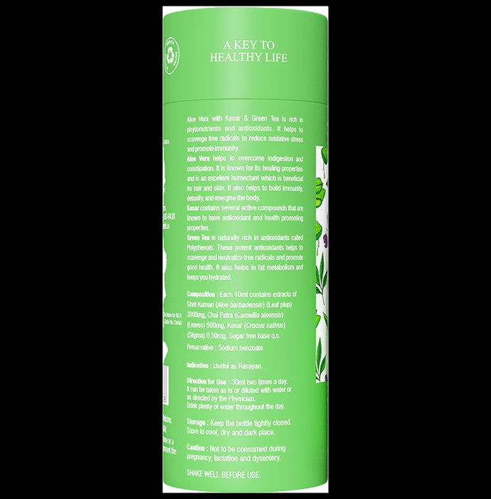 Activate Aloevera Juice with Kesar & Green Tea