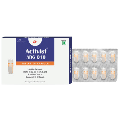 Activist Arg Q10 Tablet in Capsule (10 Each) - Classic Derma