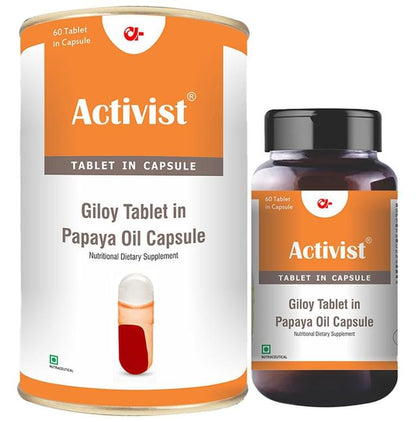 Activist Giloy Tablet In Papaya Oil Capsule - Classic Derma