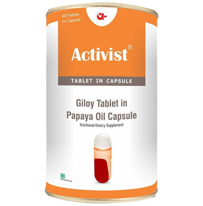 Activist Giloy Tablet In Papaya Oil Capsule