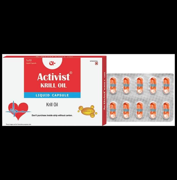Activist Krill Oil Liquid Capsule (10 Each) - Classic Derma