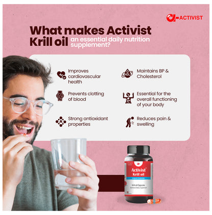 Activist Krill Oil Liquid Capsule (10 Each)