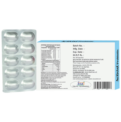 Activist Probiotic Capsule (10 Each)