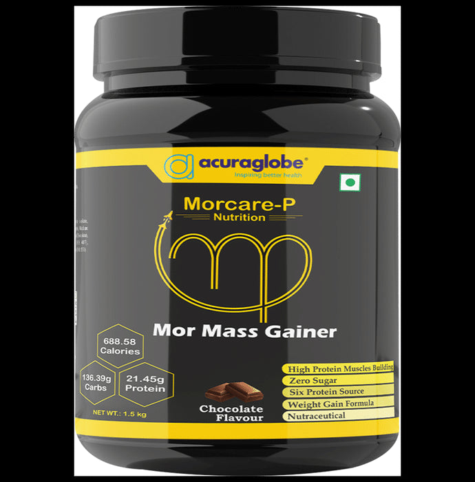 Acuraglobe Morcare-P Mor Mass Gainer Powder Chocolate - Classic Derma