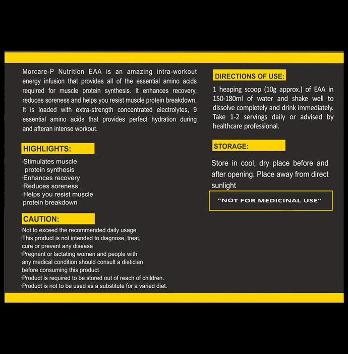 Acuraglobe Morcare-P Nutrition EAA Powder Fruit Punch