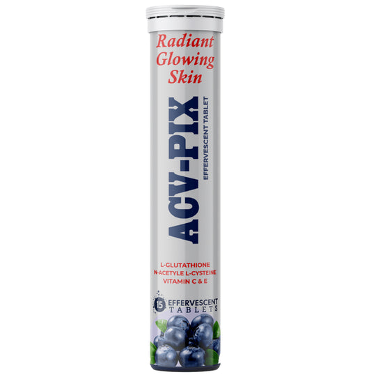 ACV-PIX L-Glutathione, N-Acetyl L-Cysteine, Vitamin C & E Effervescent Tablet - Classic Derma