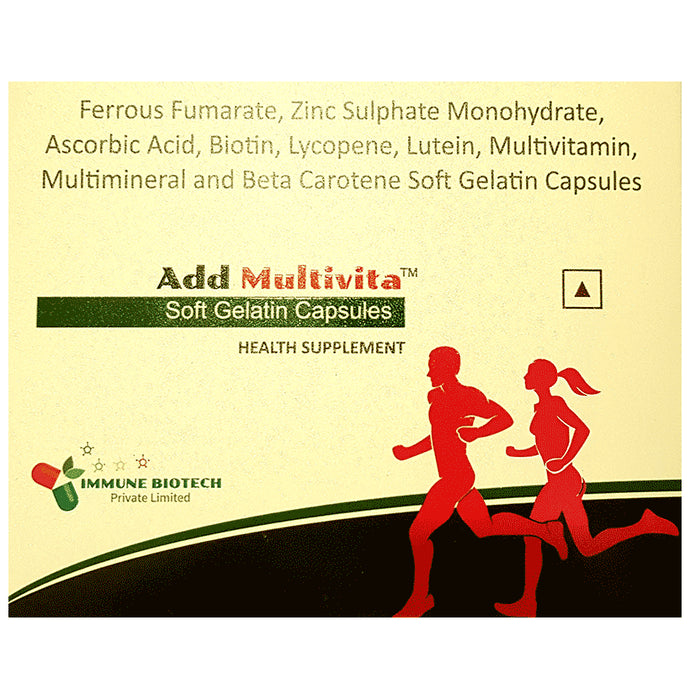 Add Multivita Soft Gelatin Capsule - Classic Derma