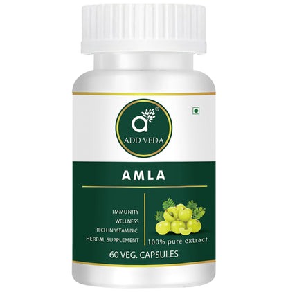 Add Veda Amla Veg Capsule - Classic Derma