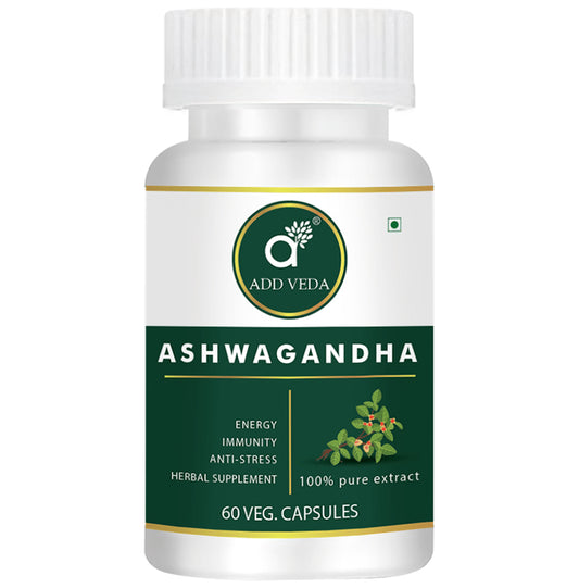 Add Veda Ashwagandha Veg Capsule - Classic Derma