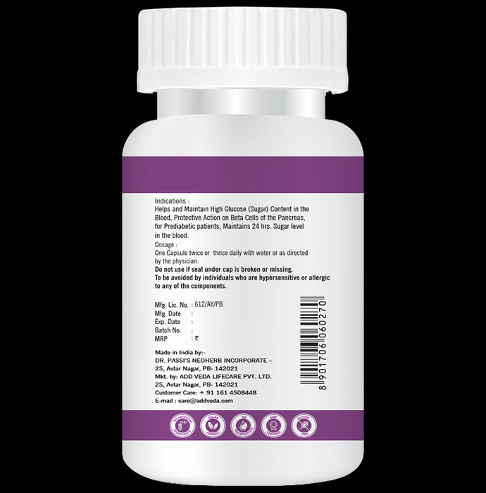 Add Veda Diabetes Health Capsule