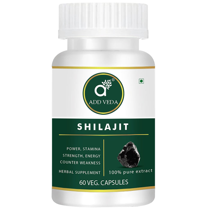 Add Veda Shilajit Veg Capsule - Classic Derma