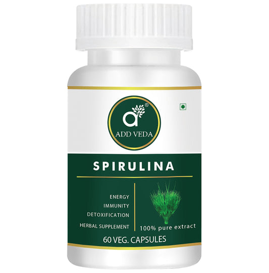 Add Veda Spirulina Veg Capsule - Classic Derma