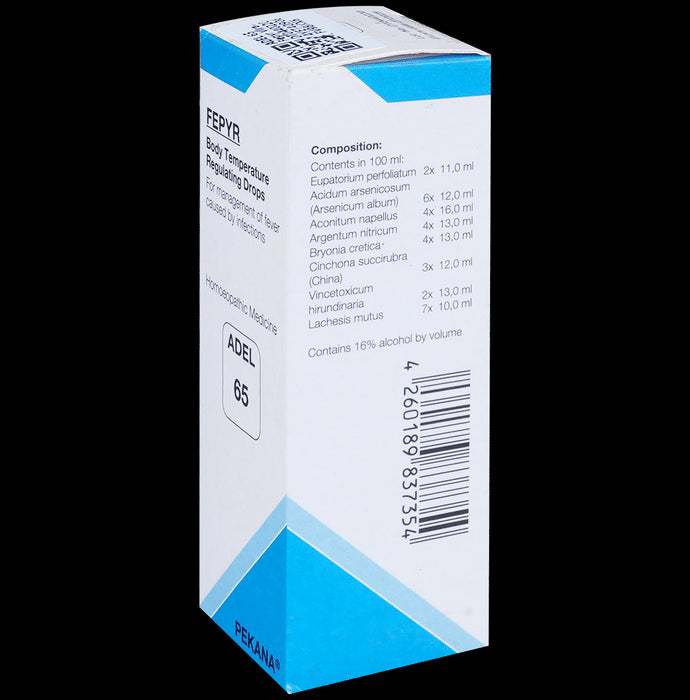 ADEL 65 Fepyr Body Temperature Management Viral Fever Drop