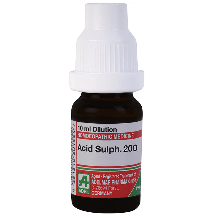 ADEL Acid Sulph Dilution 200 - Classic Derma