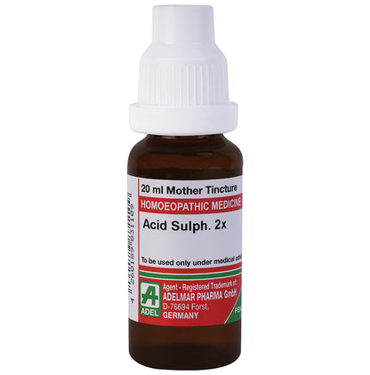 ADEL Acid Sulph. 2X Mother Tincture - Classic Derma