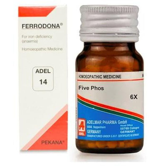 ADEL Anaemia Care Combo (ADEL 14 + Five Phos Biochemic Tablet 6X) - Classic Derma