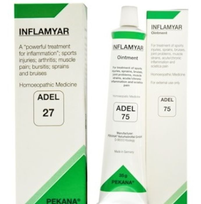 ADEL Anti Arthritis Combo Pack of ADEL 27 Inflamyar Drop 20ml & ADEL 75 Inflamyar Ointment 35gm - Classic Derma