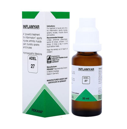ADEL Anti Arthritis Combo Pack of ADEL 27 Inflamyar Drop 20ml & ADEL 75 Inflamyar Ointment 35gm