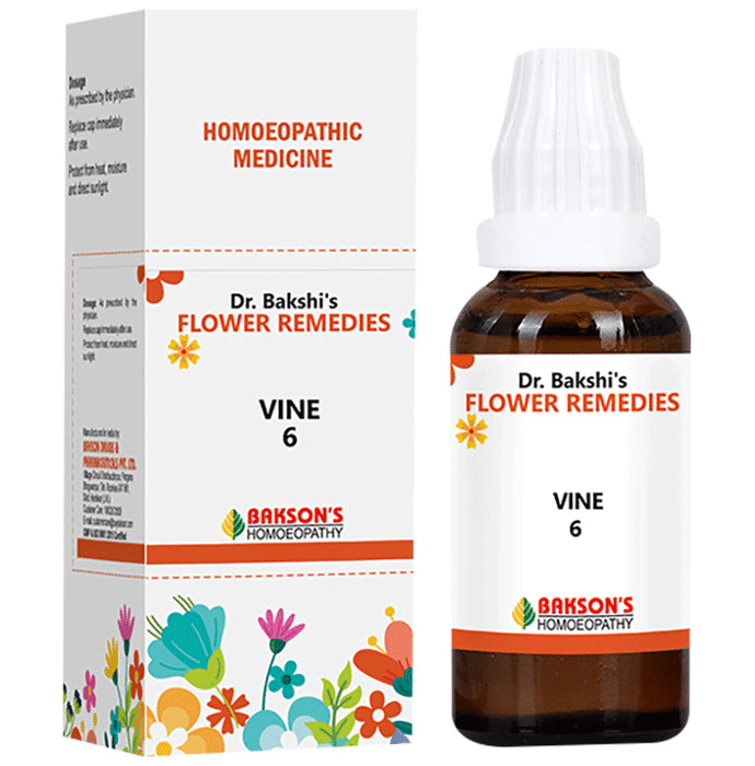 Dr Bakshi's Flower Remedies Vine 6 - Classic Derma
