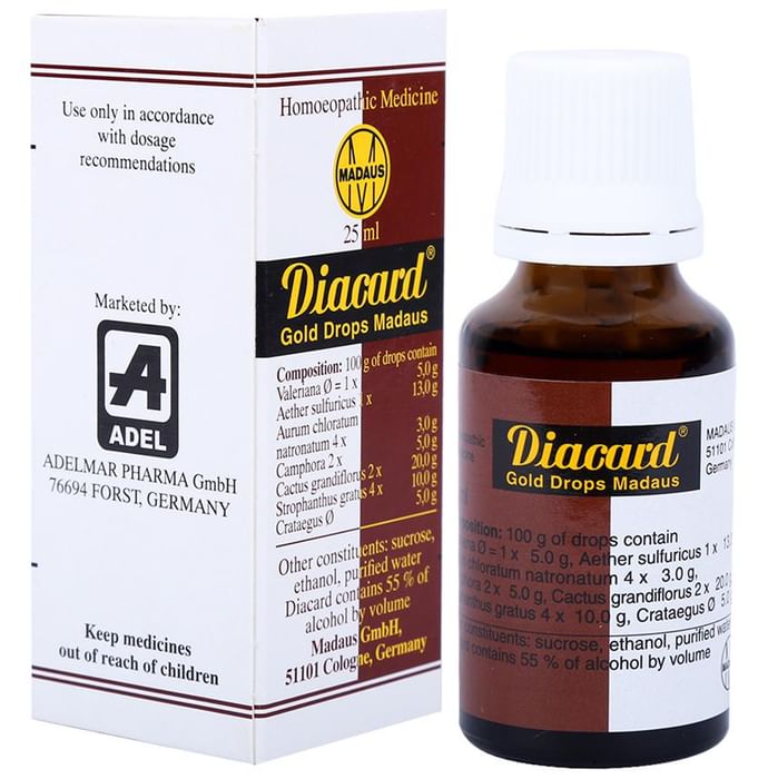 ADEL Diacard Gold Madaus Drop Homeopathic Medicine