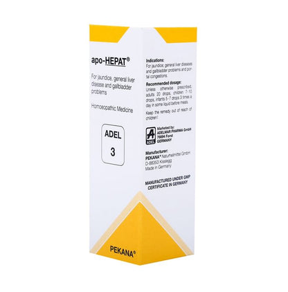 ADEL Liver Care Combo Pack of ADEL 3 Apo-Hepat Drop 20ml & Lycopodium Clavatum Dilution 200 CH 10ml