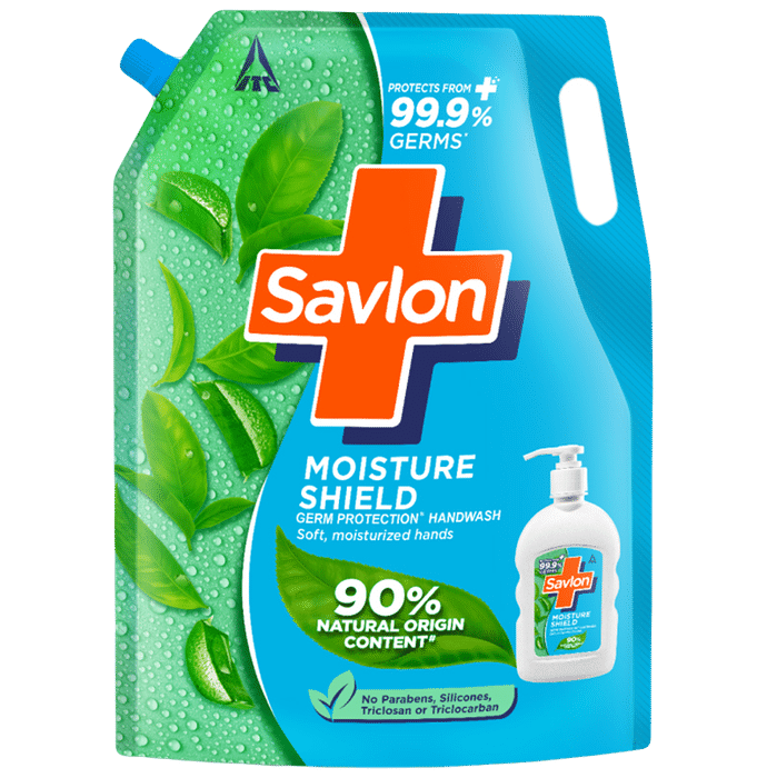 Savlon Moisture Shield Refill Germ Protection Liquid Handwash - Classic Derma
