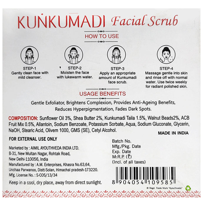 Ayouth Veda Kunkumadi Facial Scrub