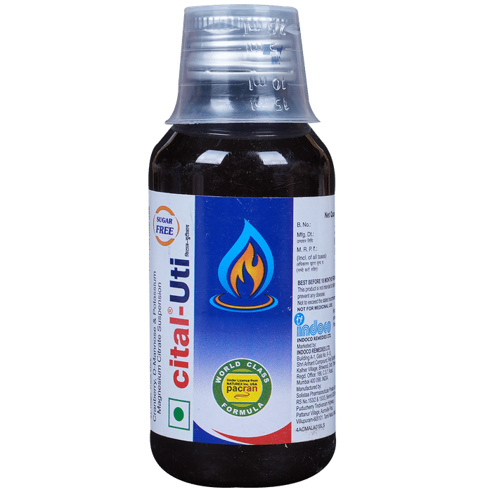 Cital-Uti Oral Suspension Sugar Free - Classic Derma