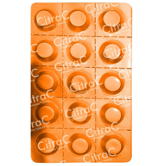CitraC Chewable Tablet Orange