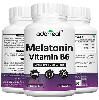 Adorreal Melatonin Vitamin B6 Capsule