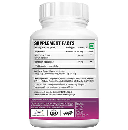 Adorreal Milk Thistle Dandelion Capsule