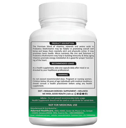 Adorreal Vitamins + Probiotics Capsule