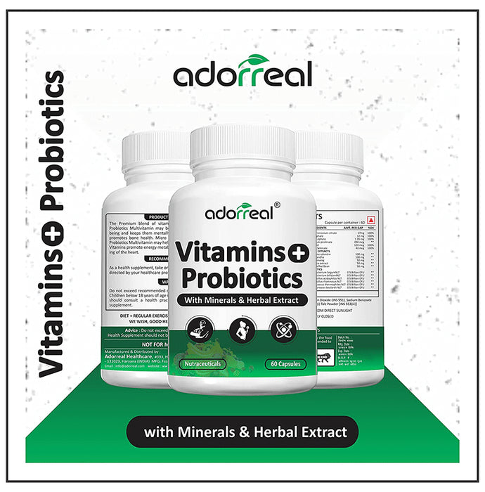 Adorreal Vitamins + Probiotics Capsule