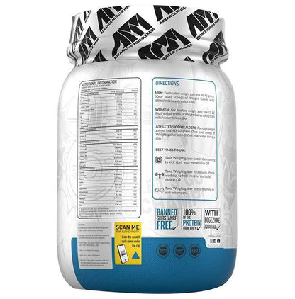 Advance MuscleMass Weight Gainer Powder Vanilla Cream