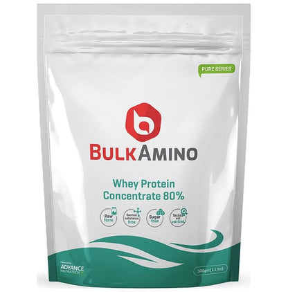 Advance Nutratech Bulk Amino Whey Protein Concentrate 80% Powder Unflavoured - Classic Derma